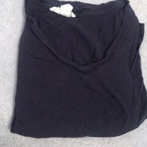 Navy blue forever 21 v neck short sleeve